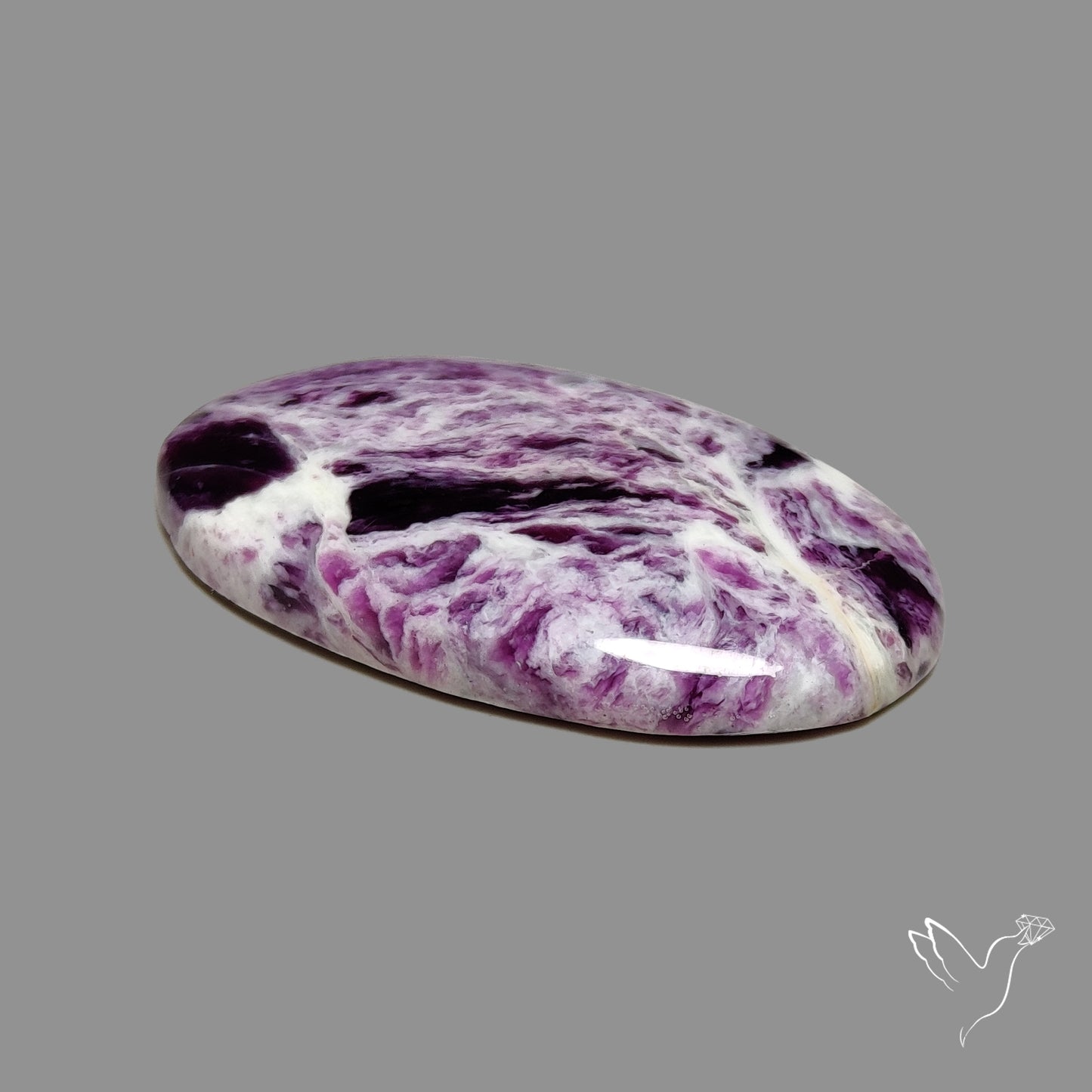 Rare Kammererite Cabochon Deep Purple Gemstone