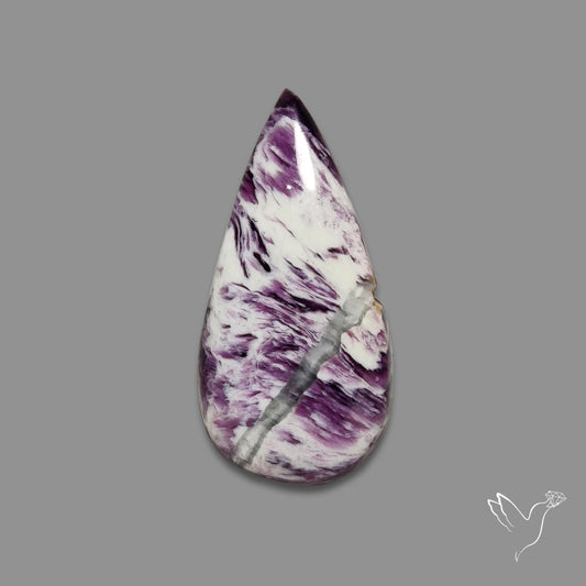 Rare Kammererite Cabochon Deep Purple Gemstone