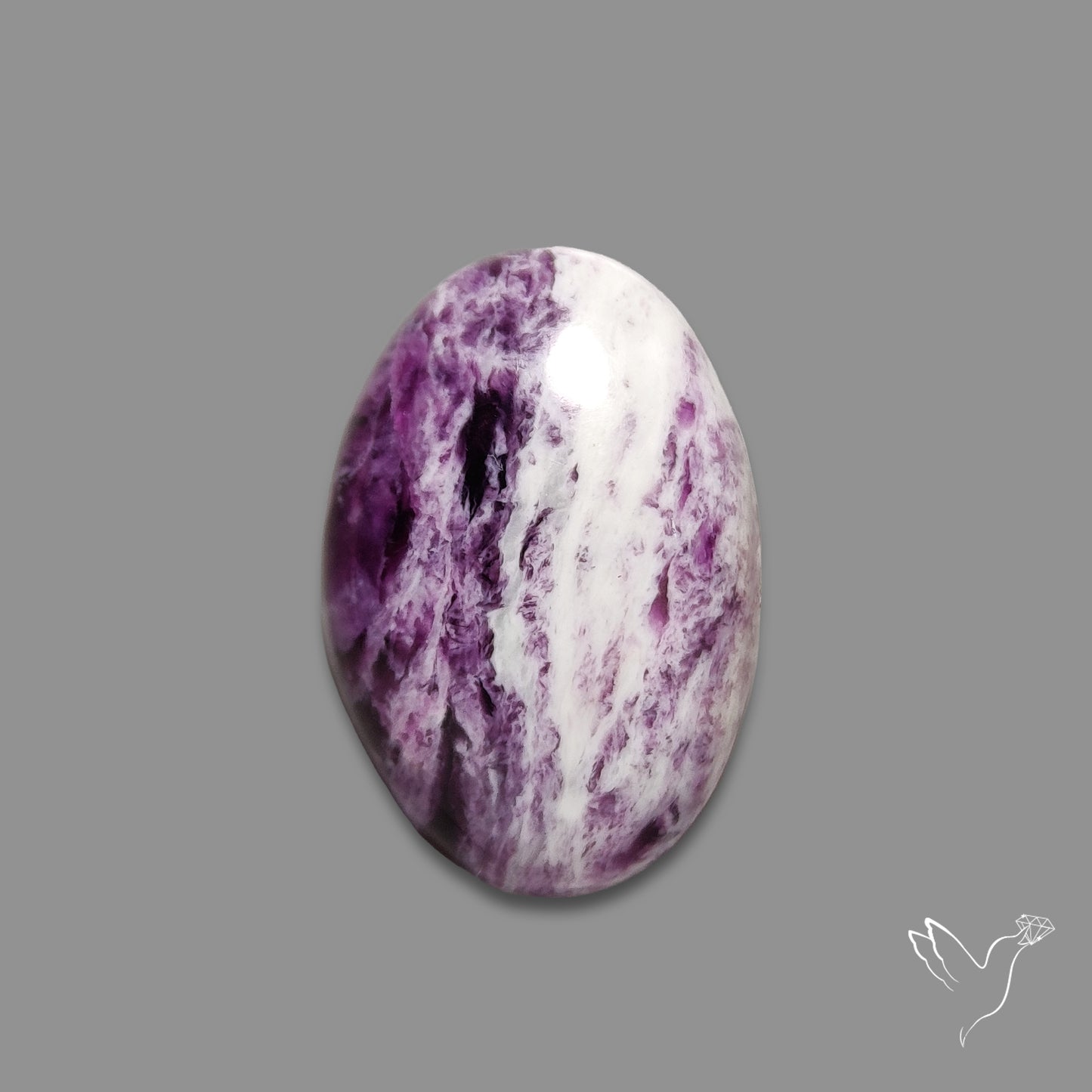 Rare Kammererite Cabochon Deep Purple Gemstone