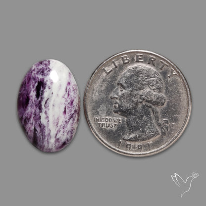 Rare Kammererite Cabochon Deep Purple Gemstone