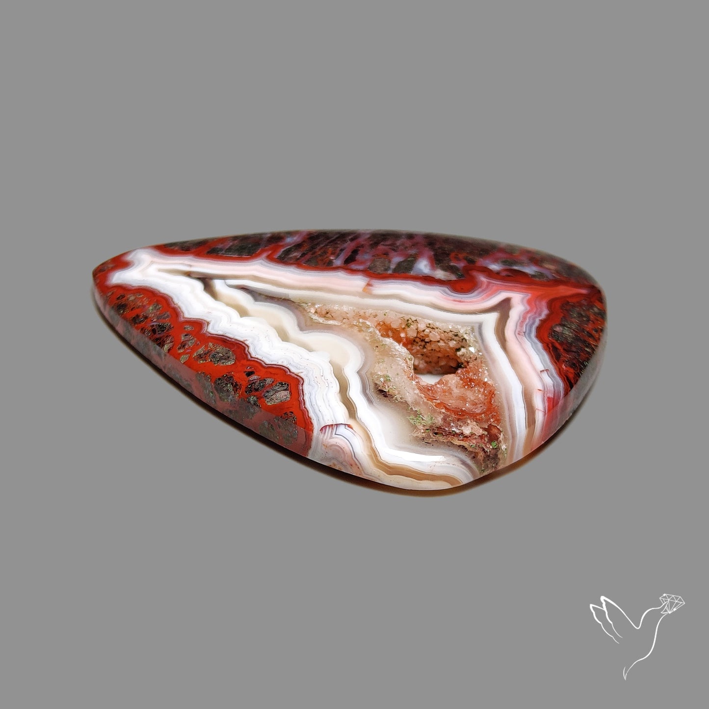 Crazylace Agate With Druzy Pocket