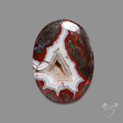 Crazylace Agate With Druzy Pocket