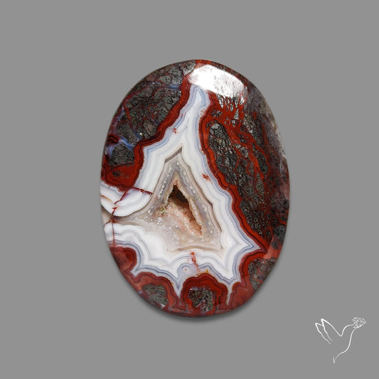 Crazylace Agate With Druzy Pocket
