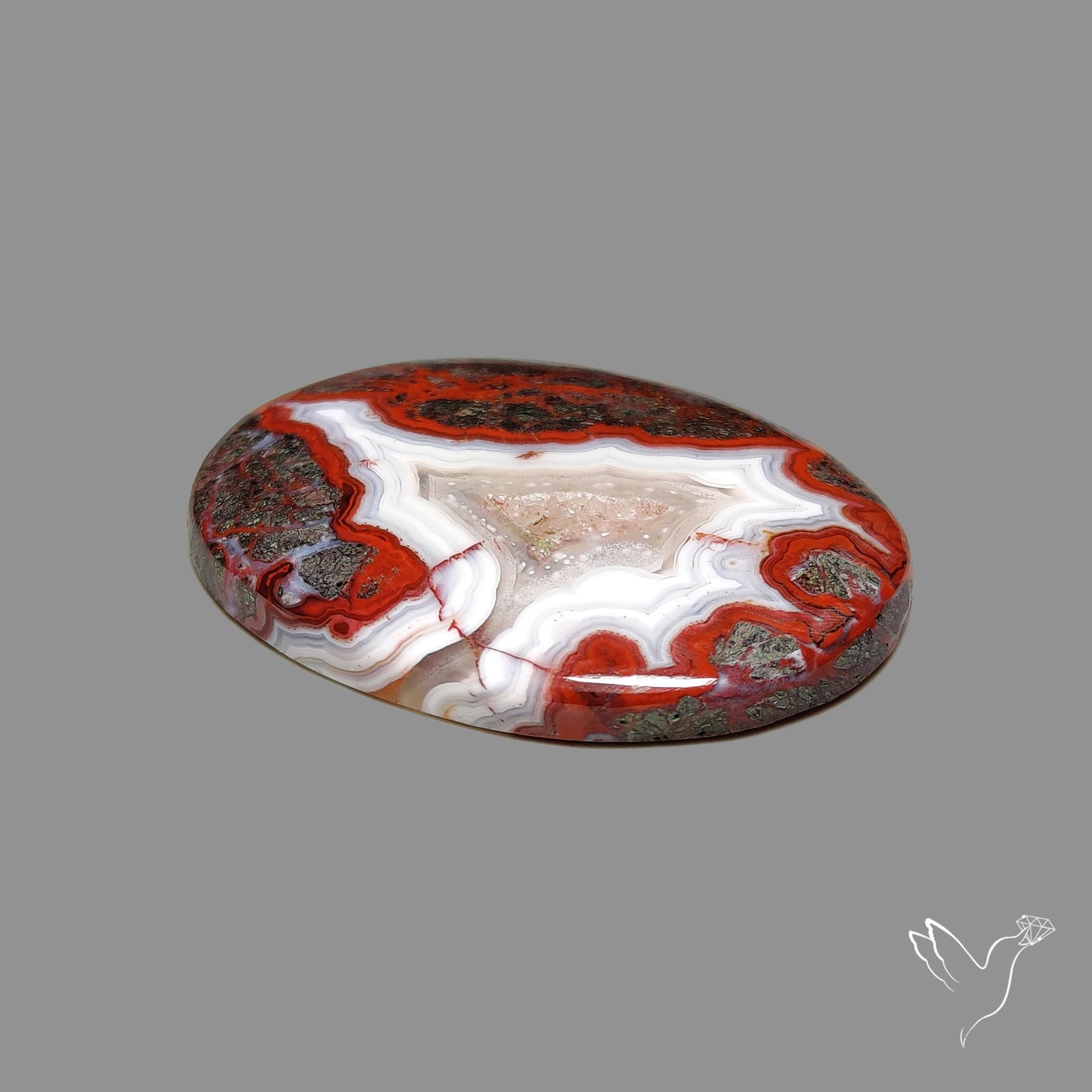 Crazylace Agate With Druzy Pocket