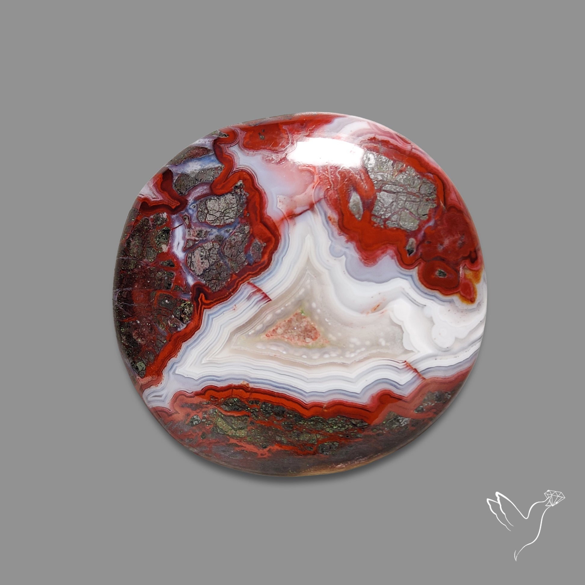 Crazylace Agate With Druzy Pocket