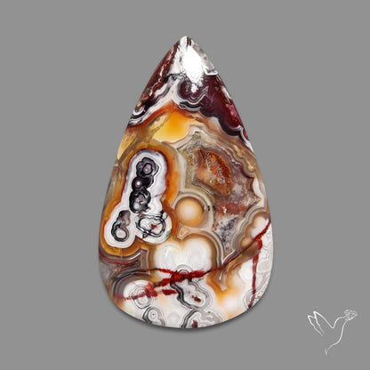 Crazylace Agate With Druzy Pocket