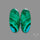 Chrysocolla In Malachite Pair