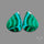 Chrysocolla In Malachite Pair