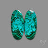 Chrysocolla In Malachite Pair