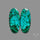 Chrysocolla In Malachite Pair