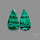Chrysocolla In Malachite Pair
