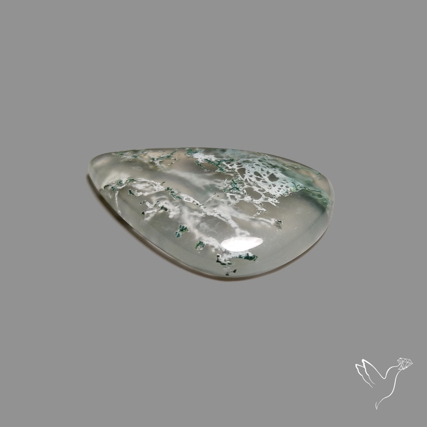 Horse Canyon Moss Agate Cabochon
