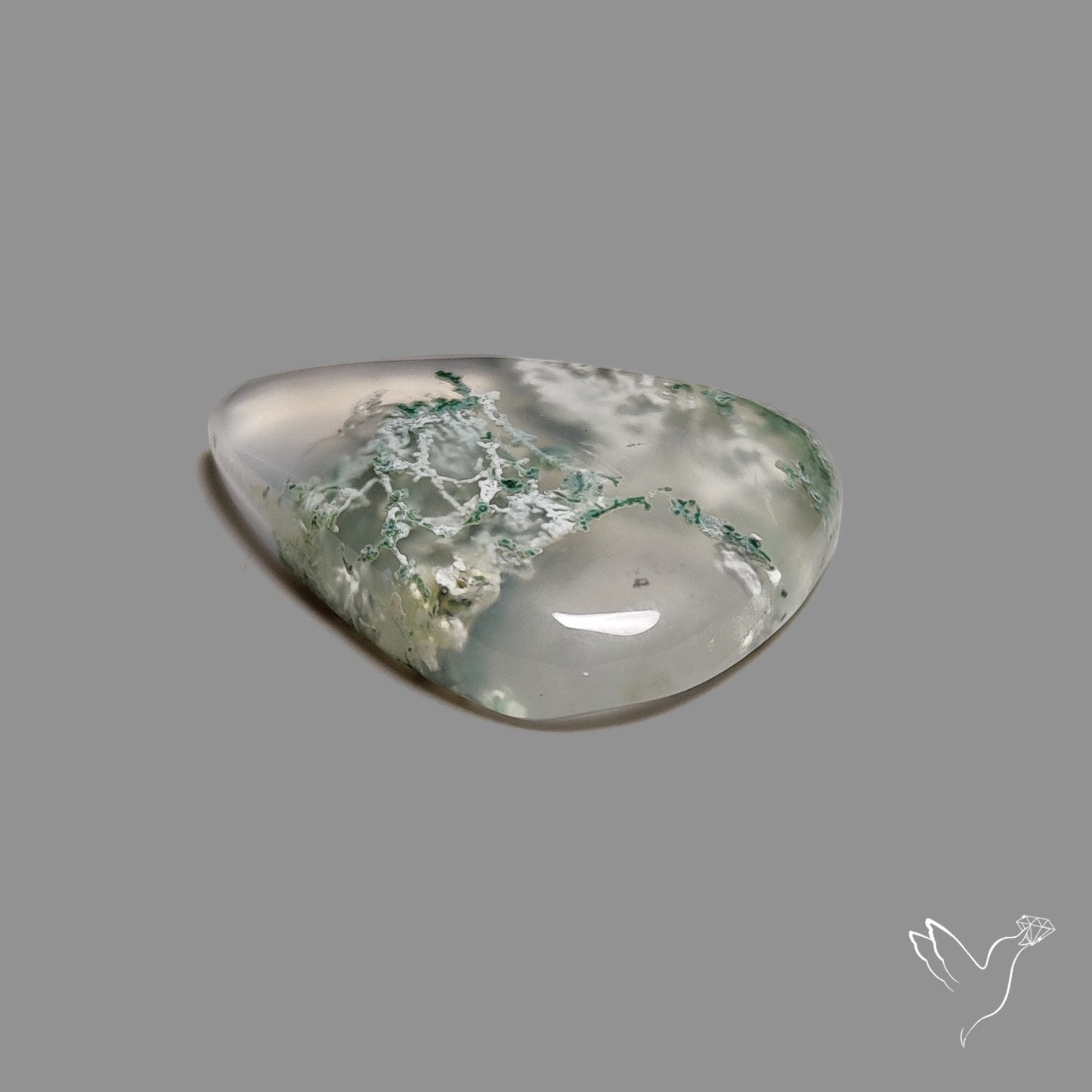Horse Canyon Moss Agate Cabochon