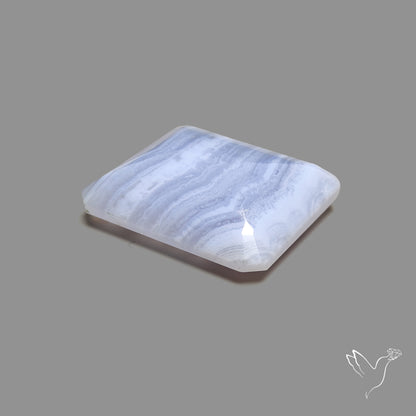 Faceted Blue Lace Agate