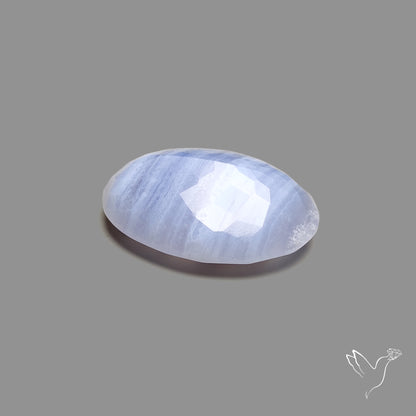 Faceted Blue Lace Agate
