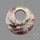 Round Mother Of Pearl Mosaic with Drilled Hole