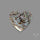 Abalone Shell Heart (Backed)