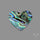 Abalone Shell Heart (Backed)