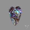 Abalone Shell Heart (Backed)
