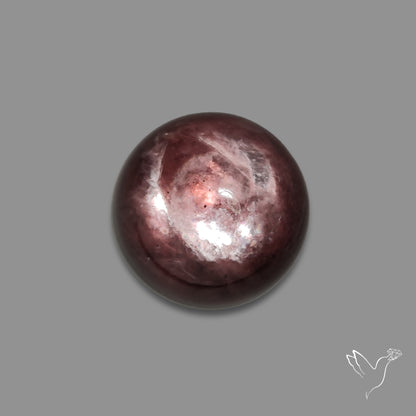 Gem Lepidolite Mica Round Cabochon