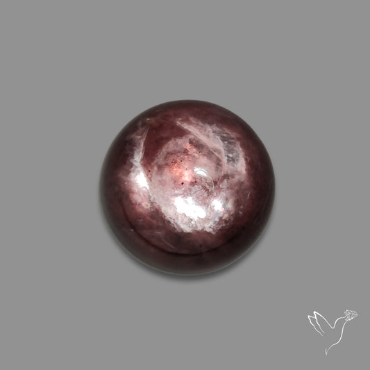 Gem Lepidolite Mica Round Cabochon