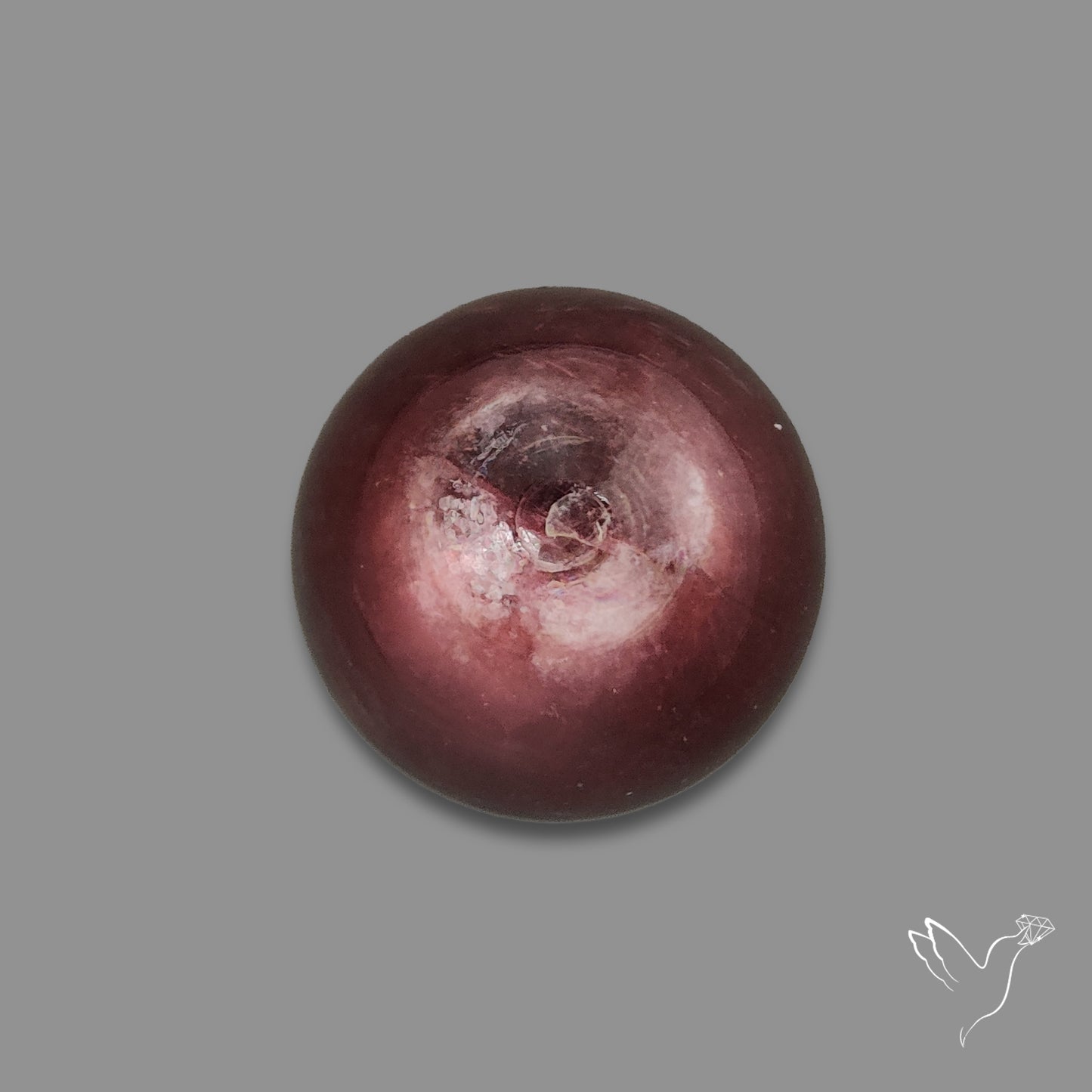 Gem Lepidolite Mica Round Cabochon