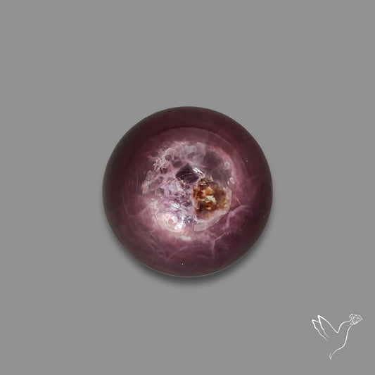 Gem Lepidolite Mica Round Cabochon