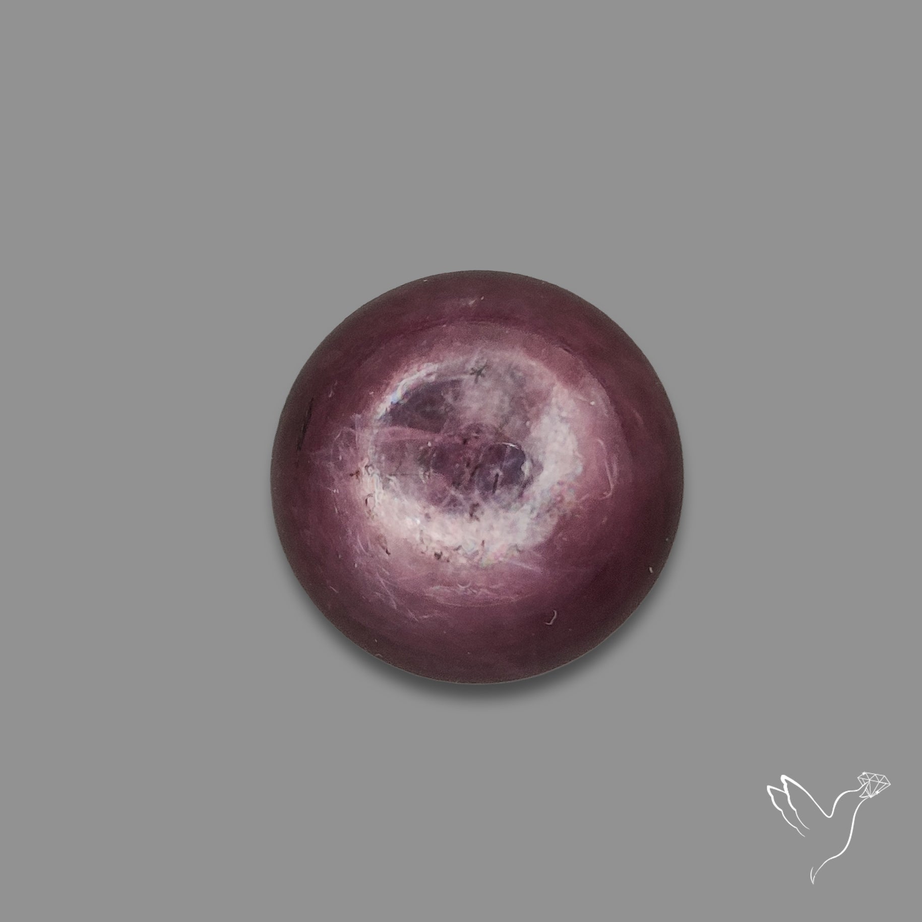Gem Lepidolite Mica Round Cabochon
