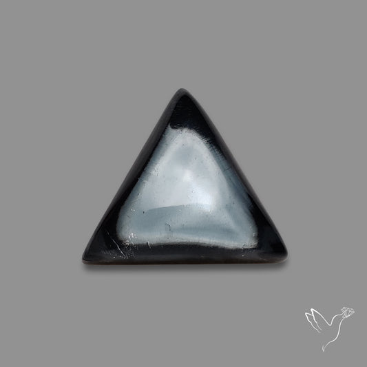 Hematite with Quartz Doublet Cabochon