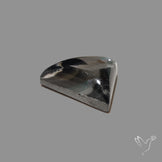 Hematite with Quartz Doublet Cabochon
