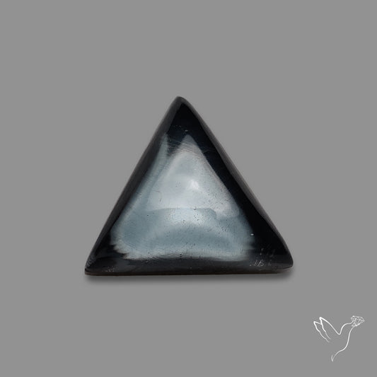 Hematite with Quartz Doublet Cabochon