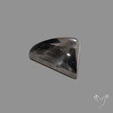 Hematite with Quartz Doublet Cabochon