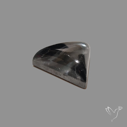 Hematite with Quartz Doublet Cabochon