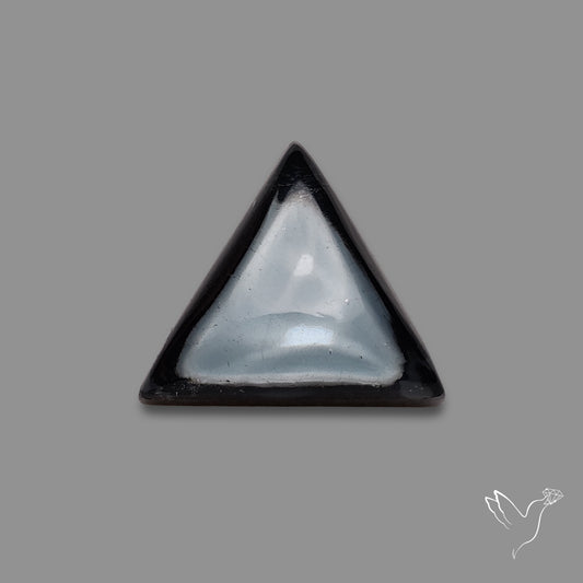 Hematite with Quartz Doublet Cabochon