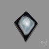 Hematite with Quartz Doublet Cabochon