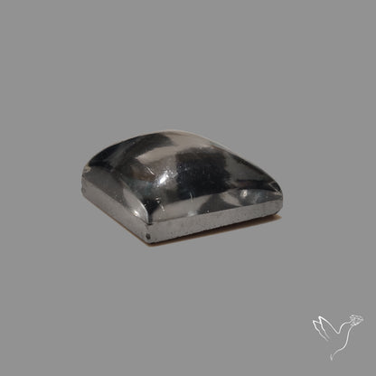 Hematite with Quartz Doublet Cabochon