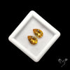 Faceted Citrine Pair