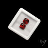 Natural Almandine Garnet (Pyrope) Faceted Pair