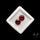 Natural Almandine Garnet (Pyrope) Faceted Pair