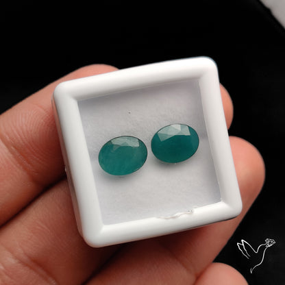 Rare Grandidierites Faceted Pair