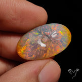 Ethiopian Welo Opal Mughal Carving
