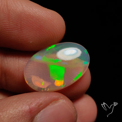 Ethiopian Opal Cabochon Rare Unique Pattern