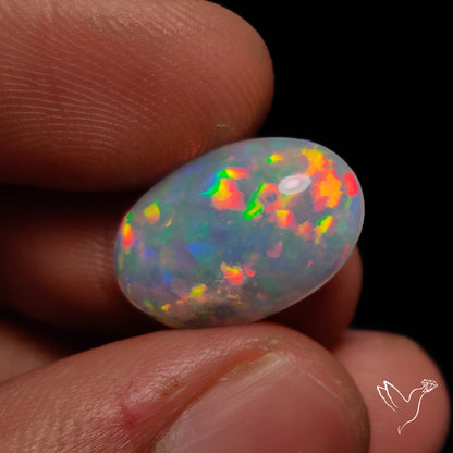 Ethiopian Opal Cabochon Rare Pin Dot Fire