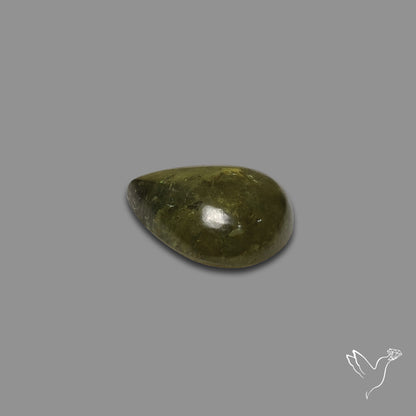 Rare Ural Demantoid Garnet Cabochon