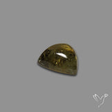 Rare Ural Demantoid Garnet Cabochon