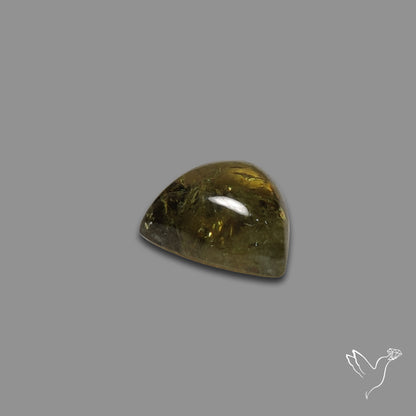 Rare Ural Demantoid Garnet Cabochon
