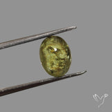 Rare Ural Demantoid Garnet Cabochon