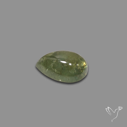 Rare Ural Demantoid Garnet Cabochon
