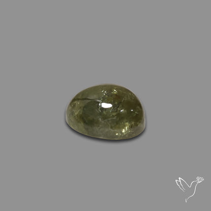Rare Ural Demantoid Garnet Cabochon