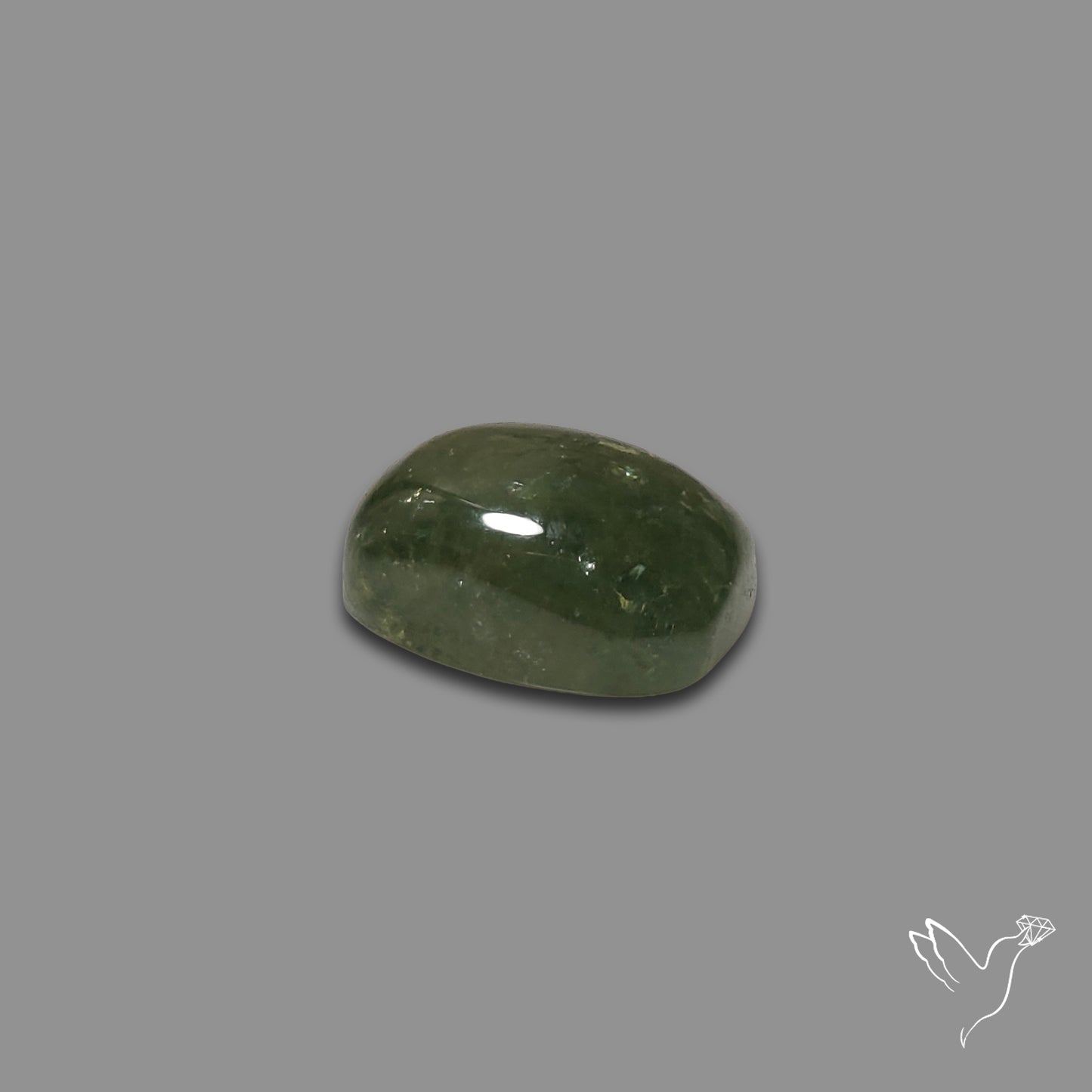 Rare Ural Demantoid Garnet Cabochon
